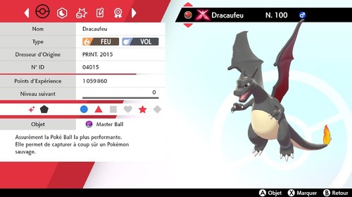 Dracaufeu shiny 6iv - shiny,