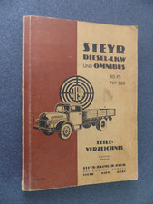 catalogue de pièce : camion STEYR LKW  90PS TYP 380