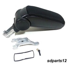 Accoudoir Central Appuie-Bras Noir Rabattable Adapté à Audi A4 B6 / B7 2000-2008