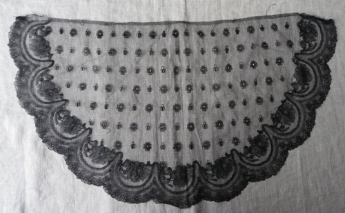 Voile dentelle noire - voile, en
