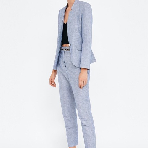 Blazer rayé neuf zara - blazer,