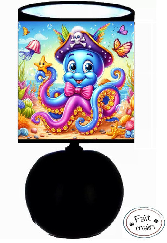 Lampe chevet pieuvre - lampe,