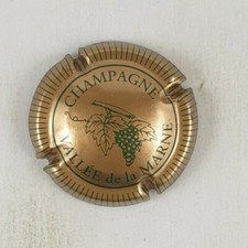 capsule champagne VALLEE DE LA MARNE n°2 or