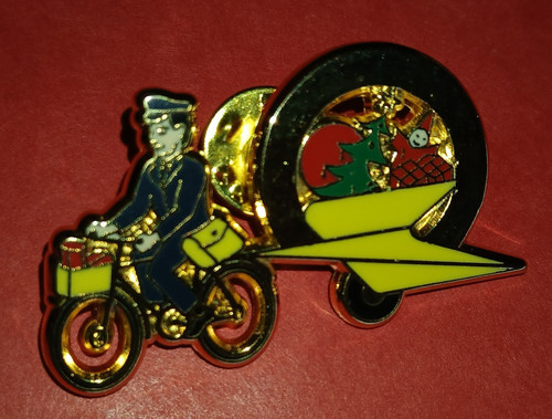Pin badge poste vélo tour - badge,