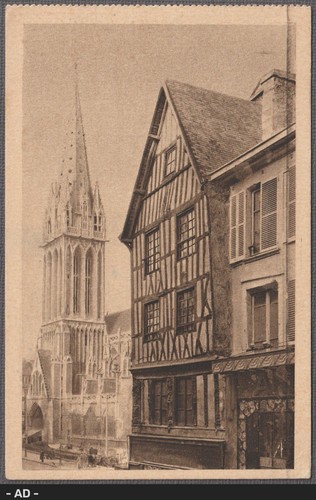 Cpsm caen eglise - caen, saint