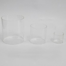 Abat-jour cylindrique en verre