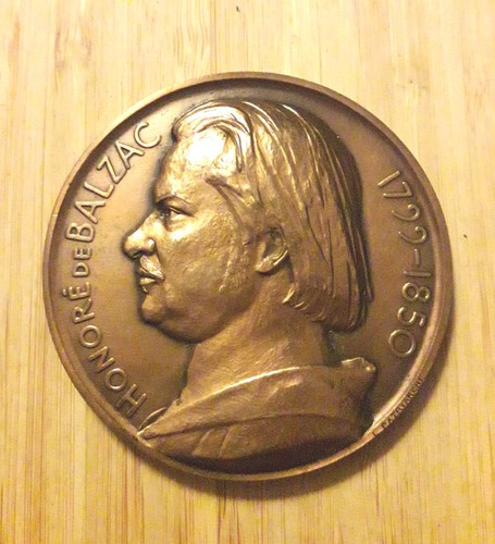 Médaille honoré balzac - honorÉ, de