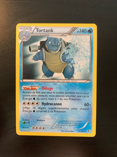 Carte pokémon tortank - pokémon, :