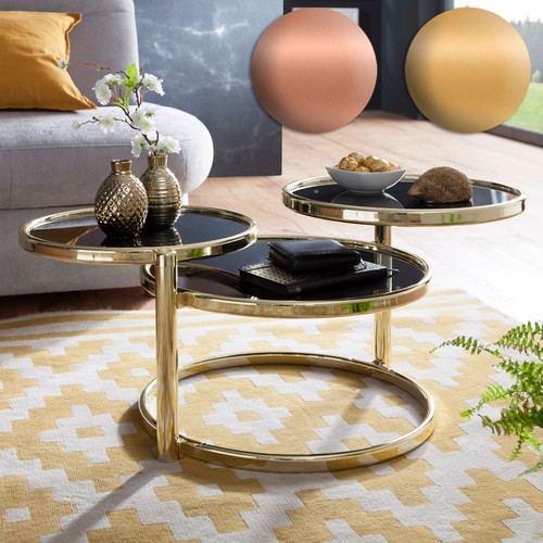 Finebuy table basse verre - table, /
