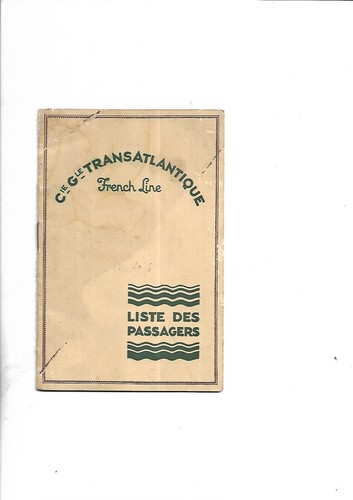 1930 french line cie gle - line.,