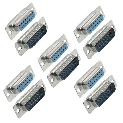 Broches femelle db15 mâle - femelle,