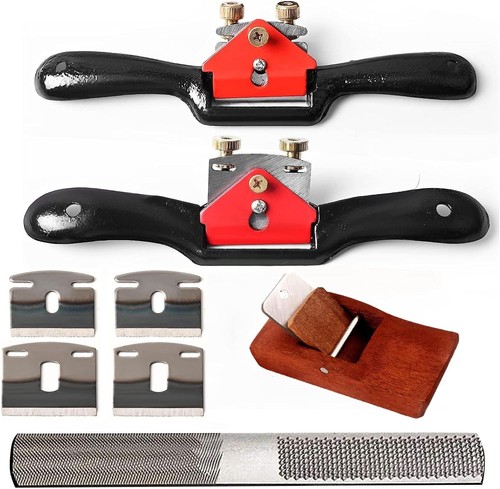 Adjustable spokeshave set - adjustable,
