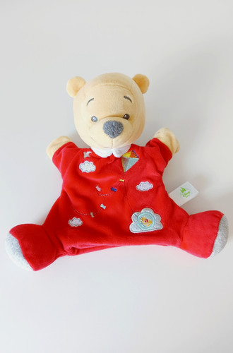 Doudou marionnette winnie - marionnette,