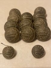 Boutons Lycée Lalande bourg Anciens Uniforme Militaire Army Buttons French RARE