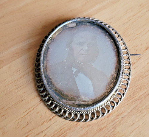 Daguerreotype dans cadre en - un,