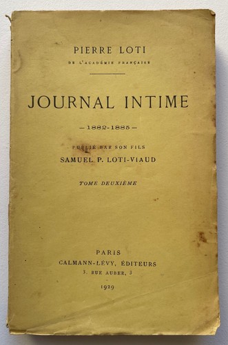 Pierre loti journal intime - pierre,