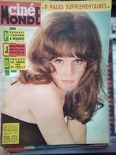 CINéMONDE  FRANçOISE DORLEAC JAMES DEAN JOHNNY HALLYDAY JUIN 1962 N°1452