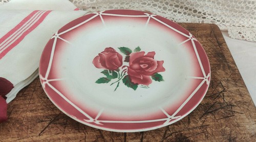 Assiette plate ancien en - ancien, x1