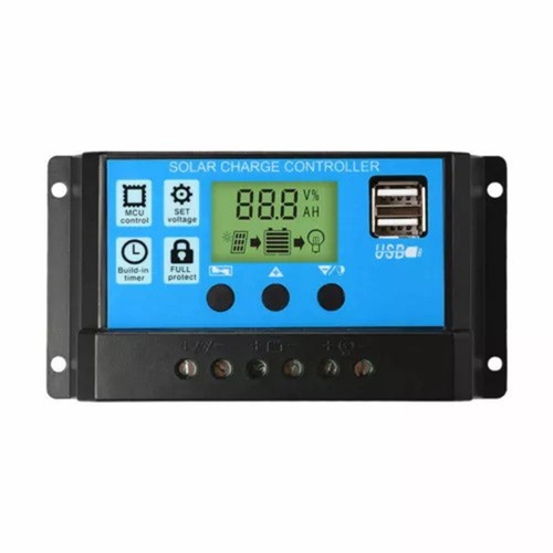 Régulateur charge avec lcd - avec,