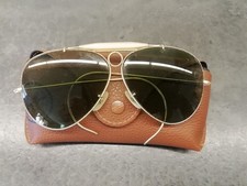 Vintage lunettes Ray ban 3138 shooter aviator verres Baush & Lomb 70/80