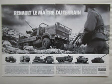 10/86 PUB RENAULT TRM 2000 4000 10000 CAMION MILITAIRE MILITARY TRUCK FRENCH AD