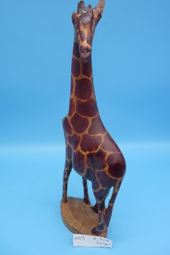 Girafe bois peint - , en