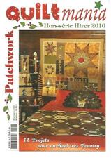 QUILT MANIA HS N°28 - HIVER 2010 - 12 PROJETS POUR UN NOEL TRES COUNTRY