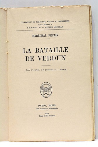 Livre ancien pétain - pÉtain, la
