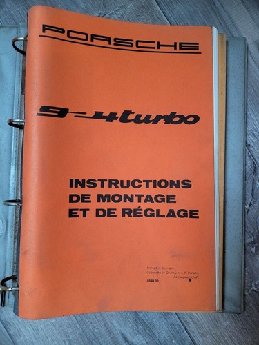 Instruction montage porsche - instruction,