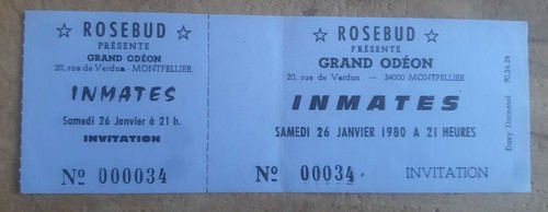 Ticket billet place - place, concert