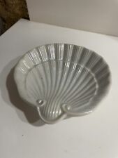 Porte-Savon Coupe Coquillage Céramique Irisé Salle  de Bain Shabby Chic Vintage