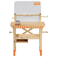 Stihl 0421 600 0144 Établi pour enfants Stihl en bois Kinderwerkbank aus Holz