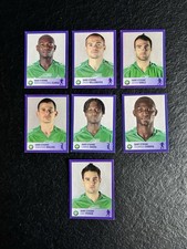 7 STICKERS PANINI FOOT 2006 - AS SAINT ÉTIENNE -