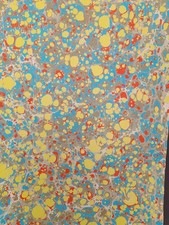 Papier marbré à la cuve de