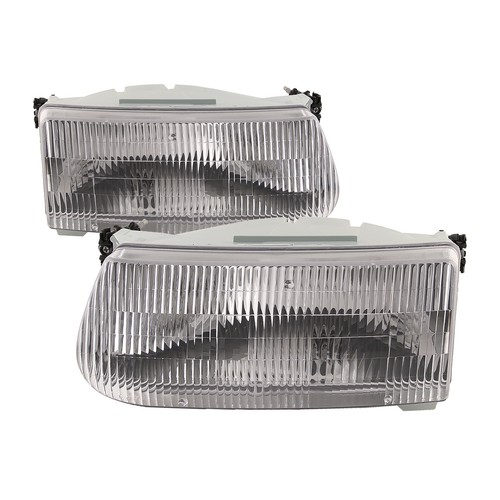 Left and right - right, headlights
