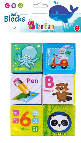 Miękkie klocuszki bam - bam,