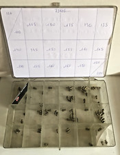 Lot 72 gicleurs principaux WEBER 73405.  pour DCNF, DAT, DATR, DATRA, DCA, etc..