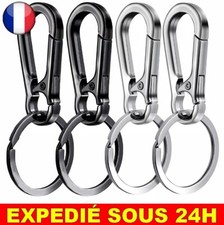 ✅ Porte Clés Mousqueton En Métal Clé Voitue Auto Crochet Clips Maison Support