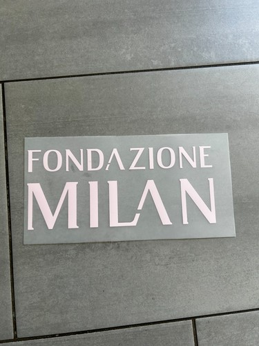 Patch fondazione milan rose - fondazione, ac
