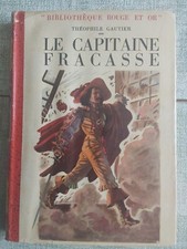 GAUTIER / LE CAPITAINE FRACASSE / ROUGE ET OR / JAQUETTE / 1952 / réf 1