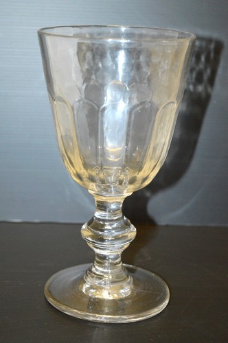 Grand verre pied calice - a,