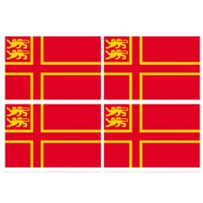 drapeau Normand avec Lions - 4