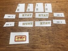 Kit Transfert pour Train Hornby Autorail Bugatti Micheline ETAT Double Échelle O