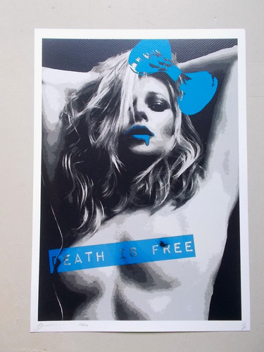 Death nyc original art - art, print