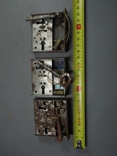 Lot de 3 serrures de portes ou placard anciennes restauration meubles old locks