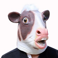 Masque de vache d'Halloween en