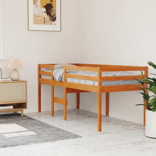 Lit haut 80x200 bois pin - 80x200, de
