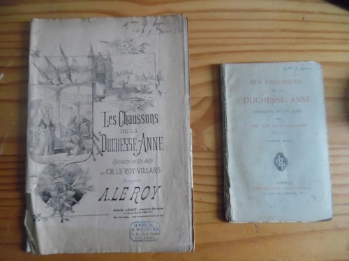 Partition bretagne operette - partition,