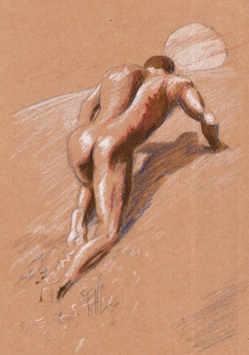 Nude dessin original - original,