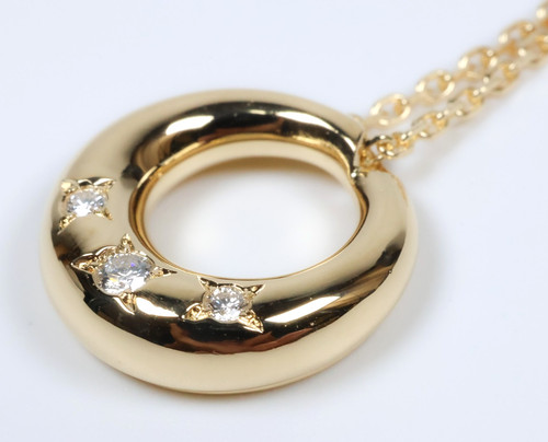 Collier pendentif rond - , cercle